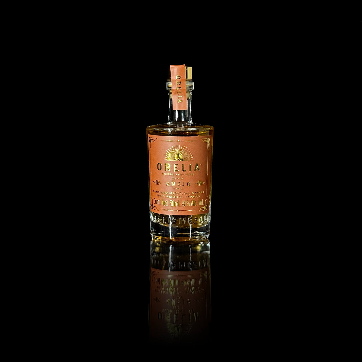 Orelia Mezcal Artesanal Anejo 1 Year 50 ml bottle