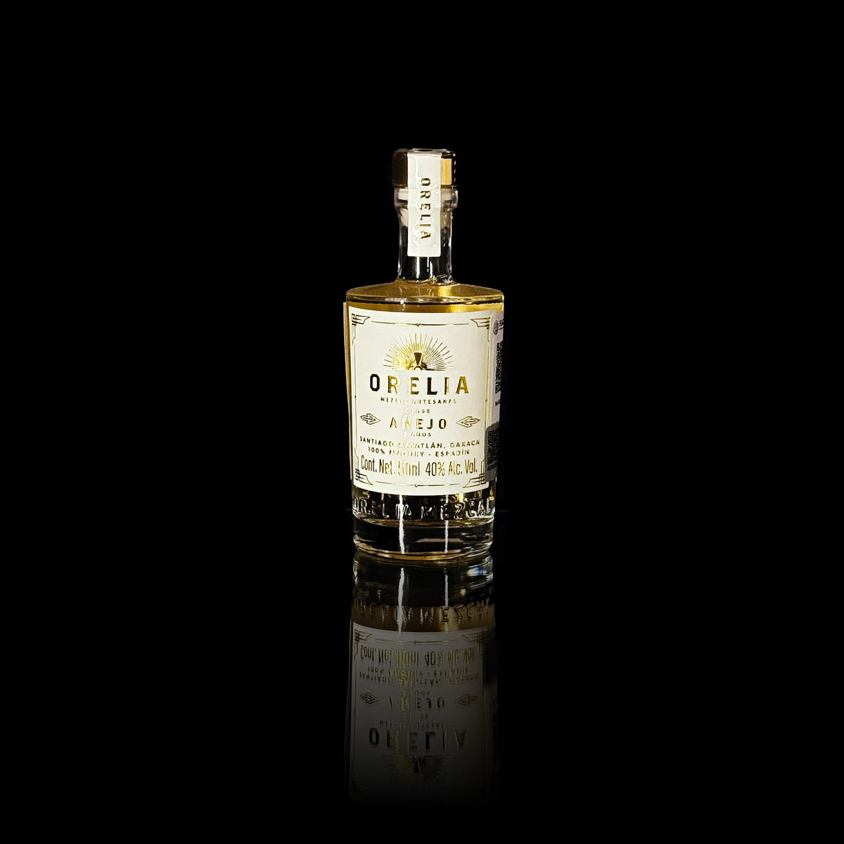 Orelia Mezcal Artesanal Anejo 3 Year 50 ml bottle