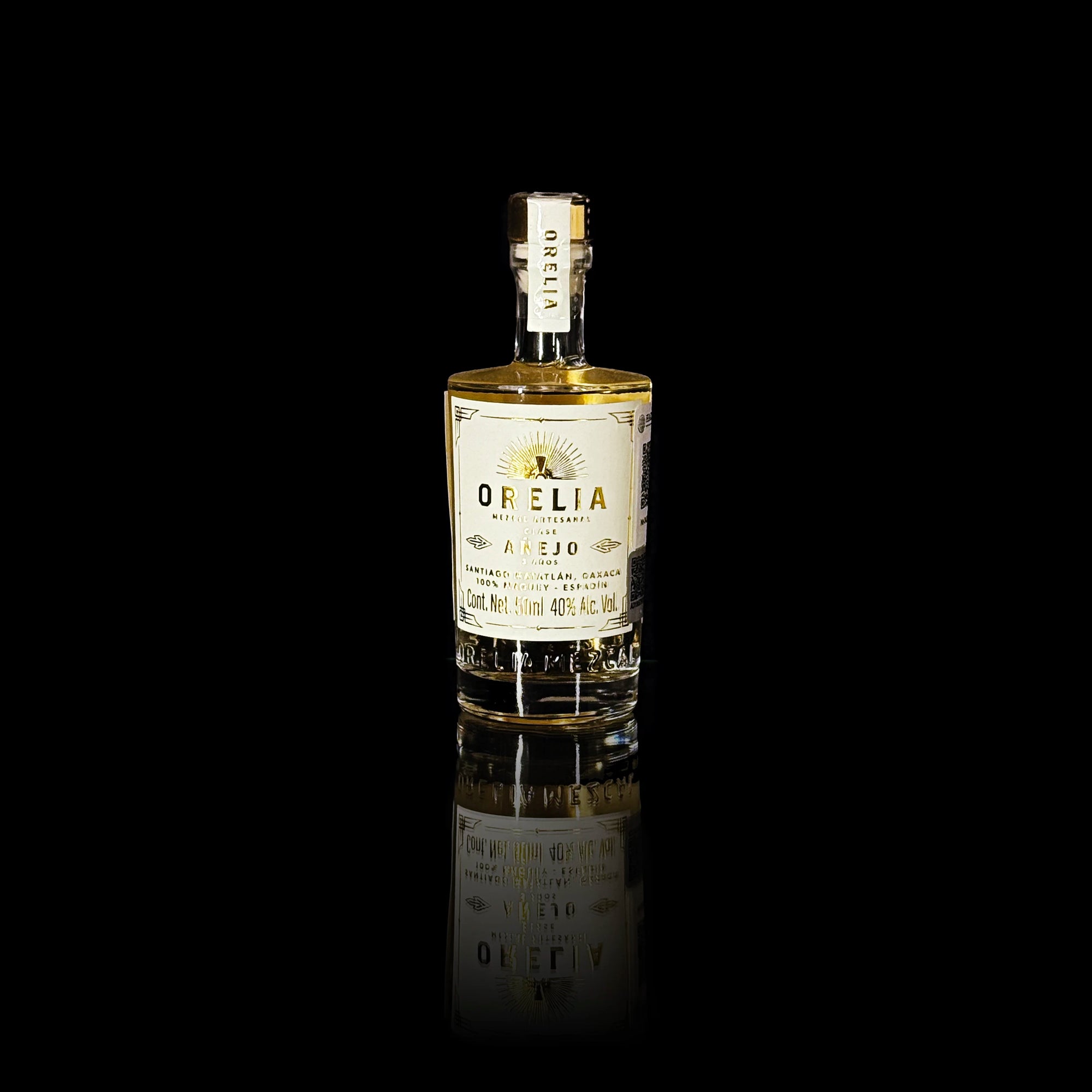 Orelia Mezcal Artesanal Anejo 3 Year 50 ml bottle